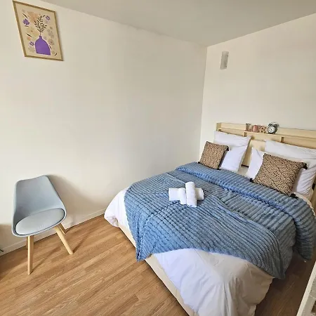 Appartement Gare 10 Min - Paris Cdg 25 Min - Asterix 20 Min Creil