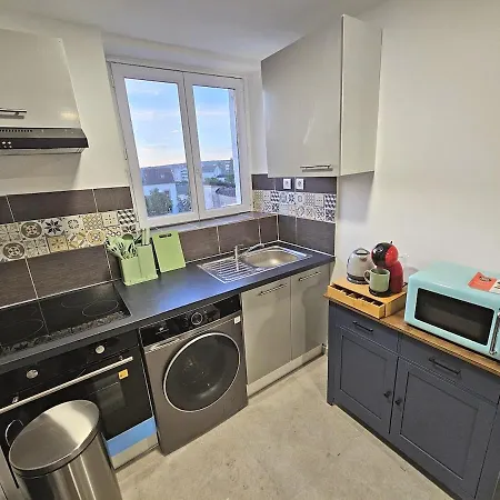 Appartement Gare 10 Min - Paris Cdg 25 Min - Asterix 20 Min *